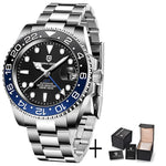 Stainless Steel GMT Mechanical Watch