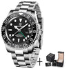 Stainless Steel GMT Mechanical Watch