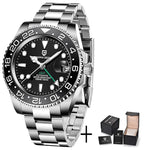Stainless Steel GMT Mechanical Watch