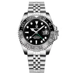 Stainless Steel GMT Mechanical Watch