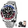 Stainless Steel GMT Mechanical Watch