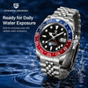 Stainless Steel GMT Mechanical Watch