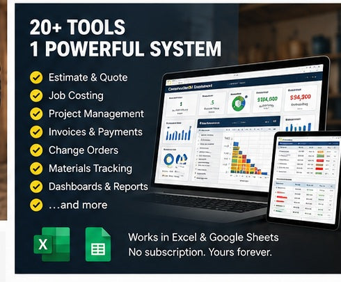ConstructionOS Professional - Construction Business Management System for Small Contractors