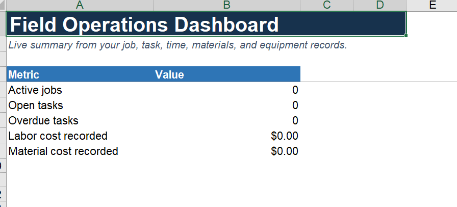 Notion & Excel Productivity Systems for Field Workers