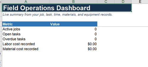 Notion & Excel Productivity Systems for Field Workers