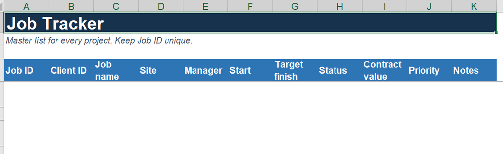 Notion & Excel Productivity Systems for Field Workers