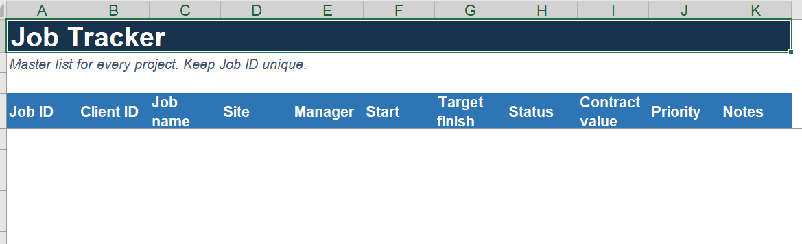 Notion & Excel Productivity Systems for Field Workers