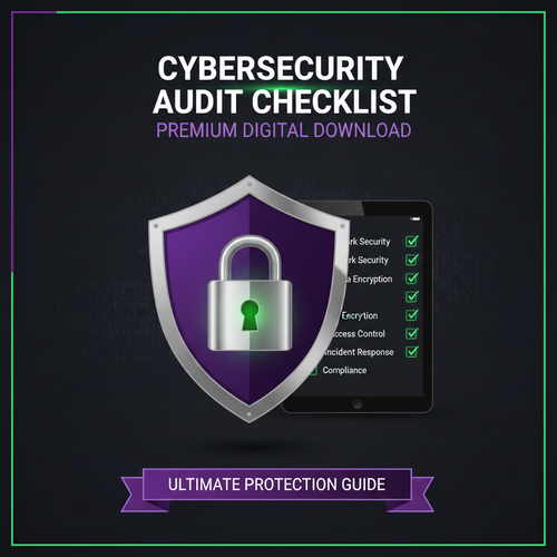 Cybersecurity Audit Checklists digital product cover